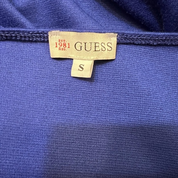 💙EUC-SEXY GUESS BLUE SPAGHETTI STRAP ASYMMETRICAL DRESS 💙SZ S - Picture 8 of 8